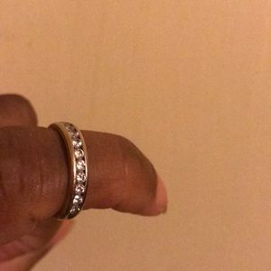 1/2 carat 14k anniversary band.